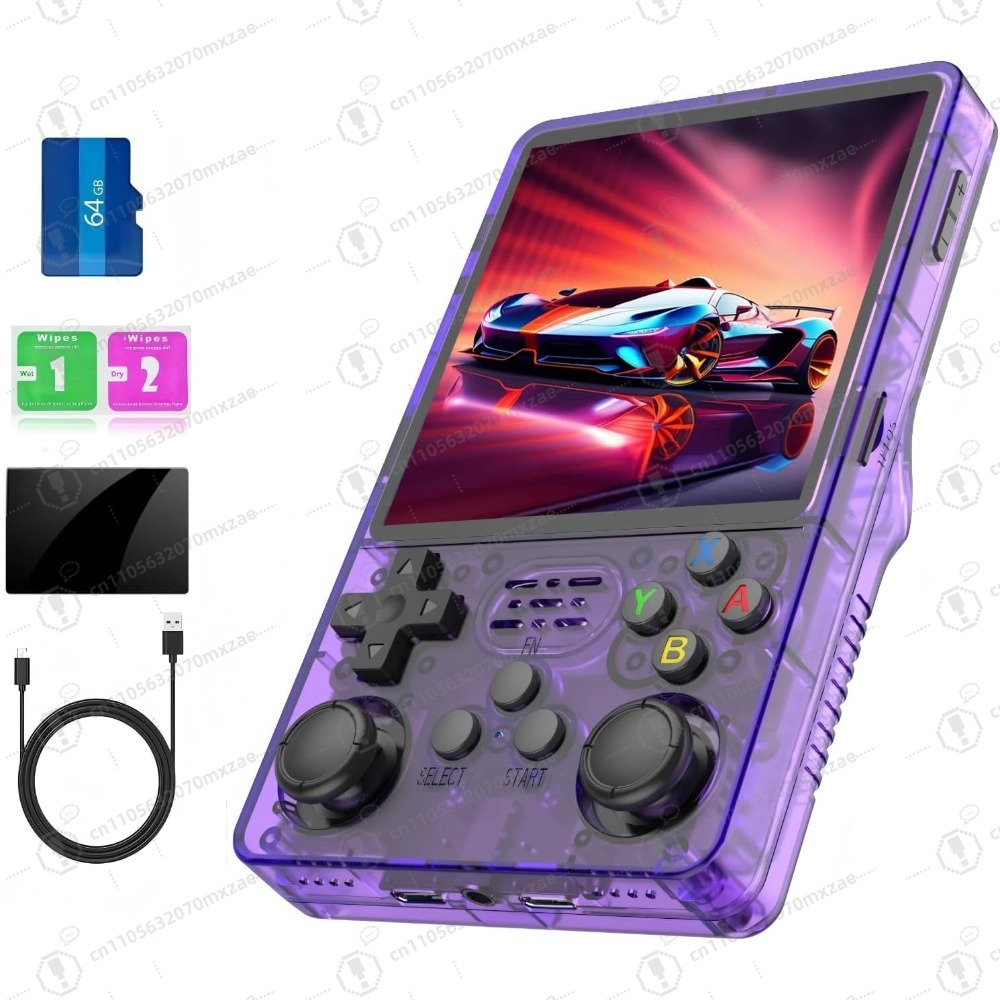 Retro Handheld Game Console R36S - Konsol Game Genggam R36s, 15000+ Game