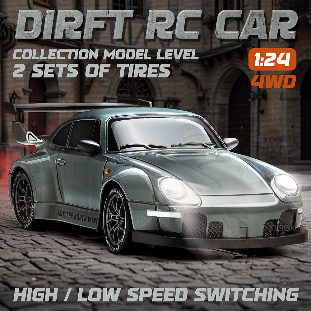 Rc Drift Car 1 24 Scale 4Wd - Mobil RC Drift Racing 2.4G Remote