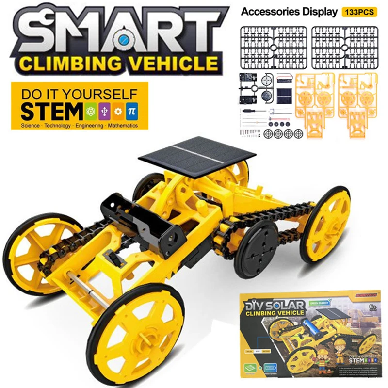 Stem Solar Robot Kit For Kids - Mainan Tenaga Surya Novel Mainan Anak