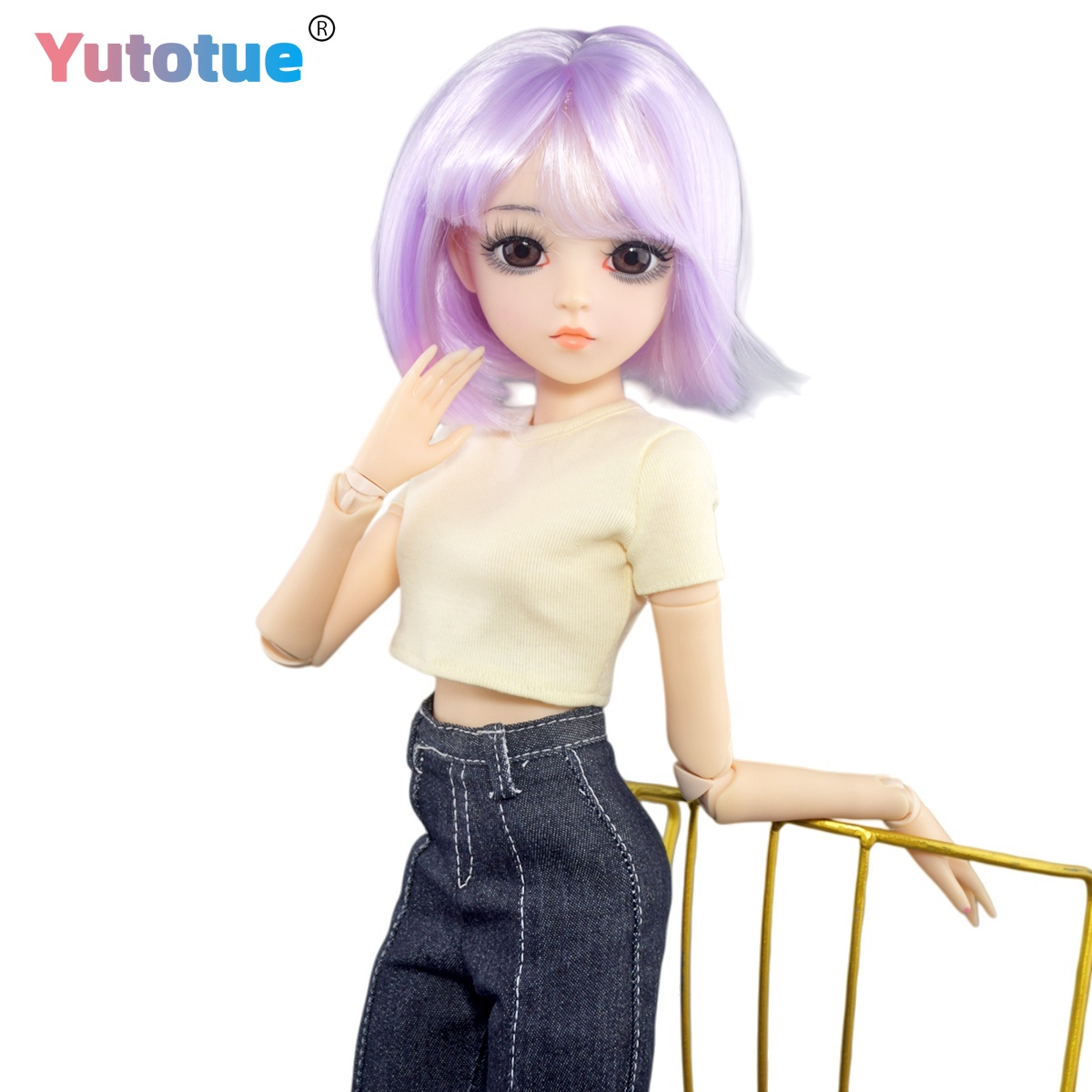 Bjd Doll 1 6 Full Set With Clothes - Boneka Gadis YUTOTUE Tinggi 60cm dengan