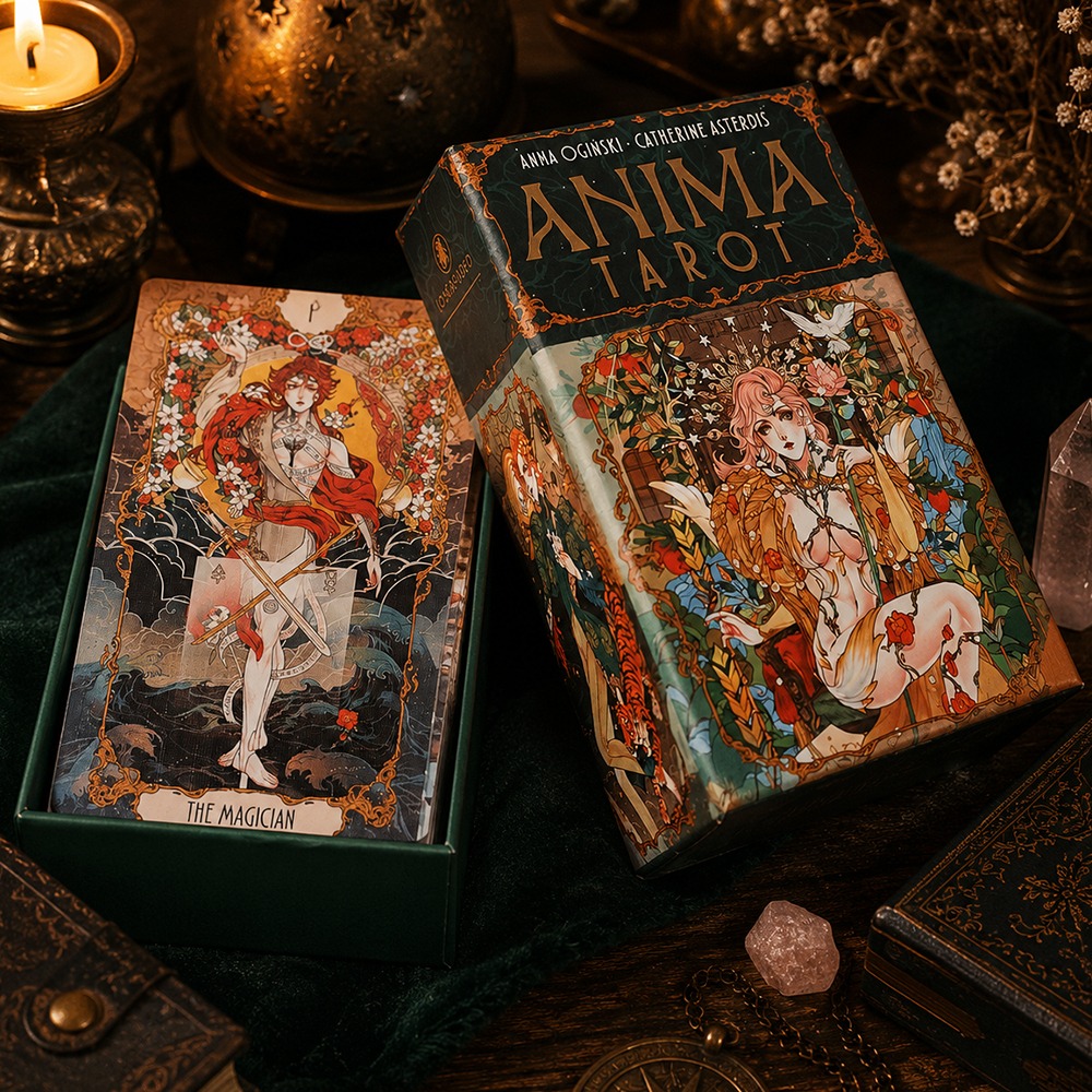 Tarot Cards Deck With Guidebook - Kartu Tarot Art Nouveau 78 Pcs