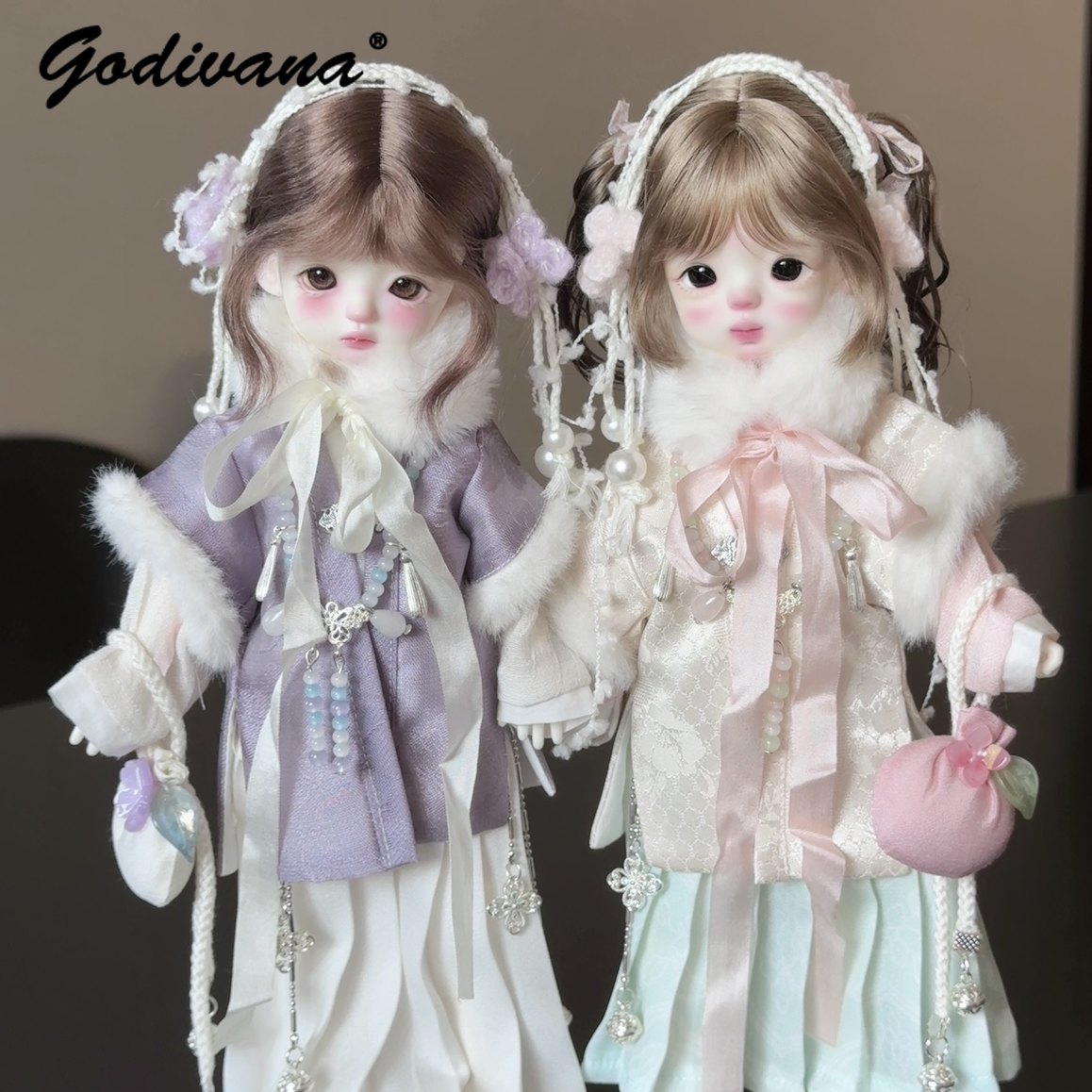 Bjd Doll 1 6 Full Set With Clothes - 1/6 Setelan Pakaian Boneka BJD, Set