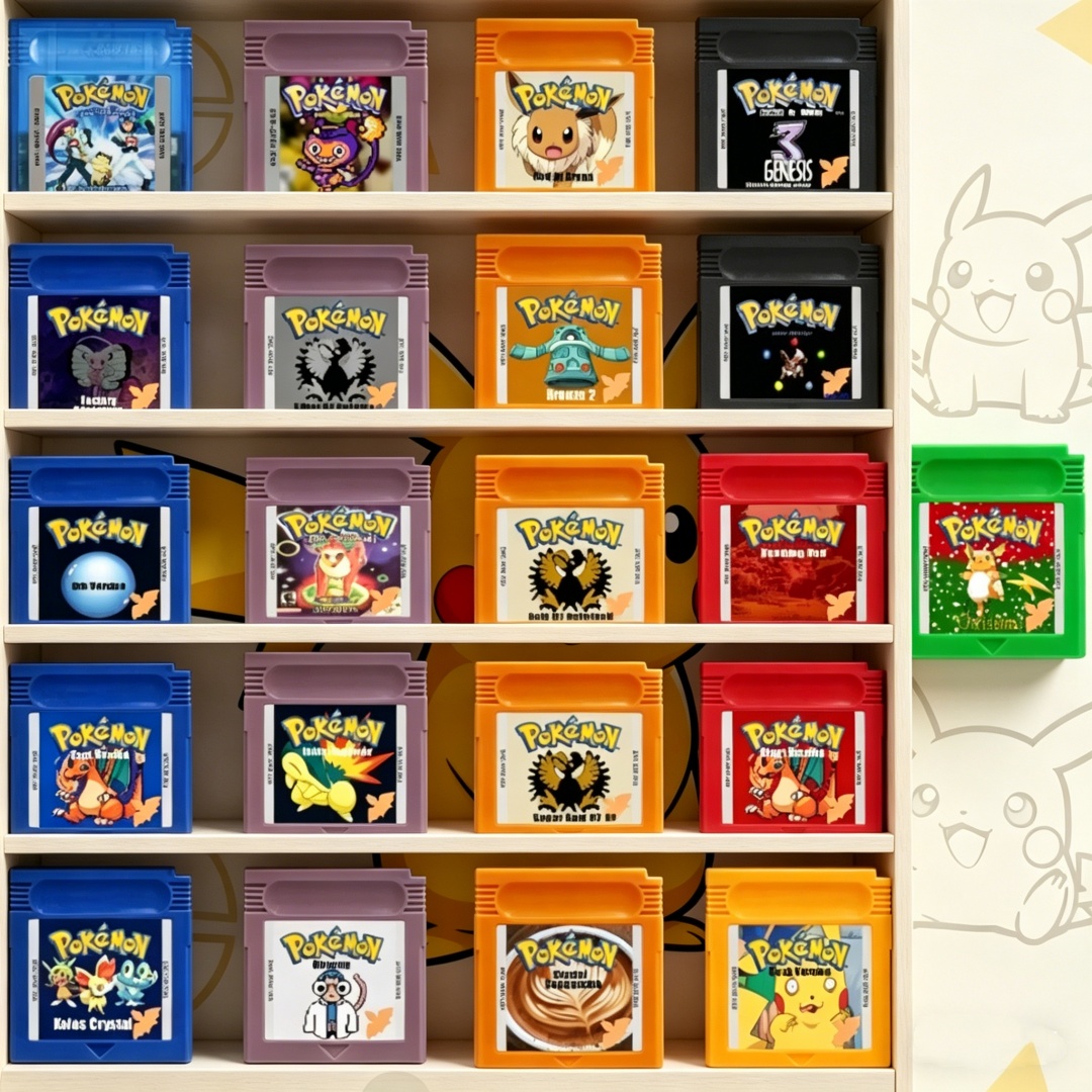 Board Games - Kartrid Game Seri Pokemon GBC Hitam