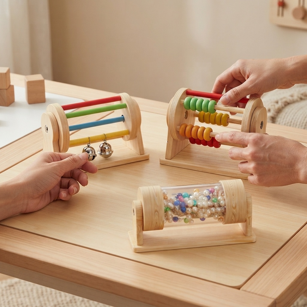 Papan Aktivitas Montessori Kay - Montessori Wooden Busy Board Toddler ulasan dan harga