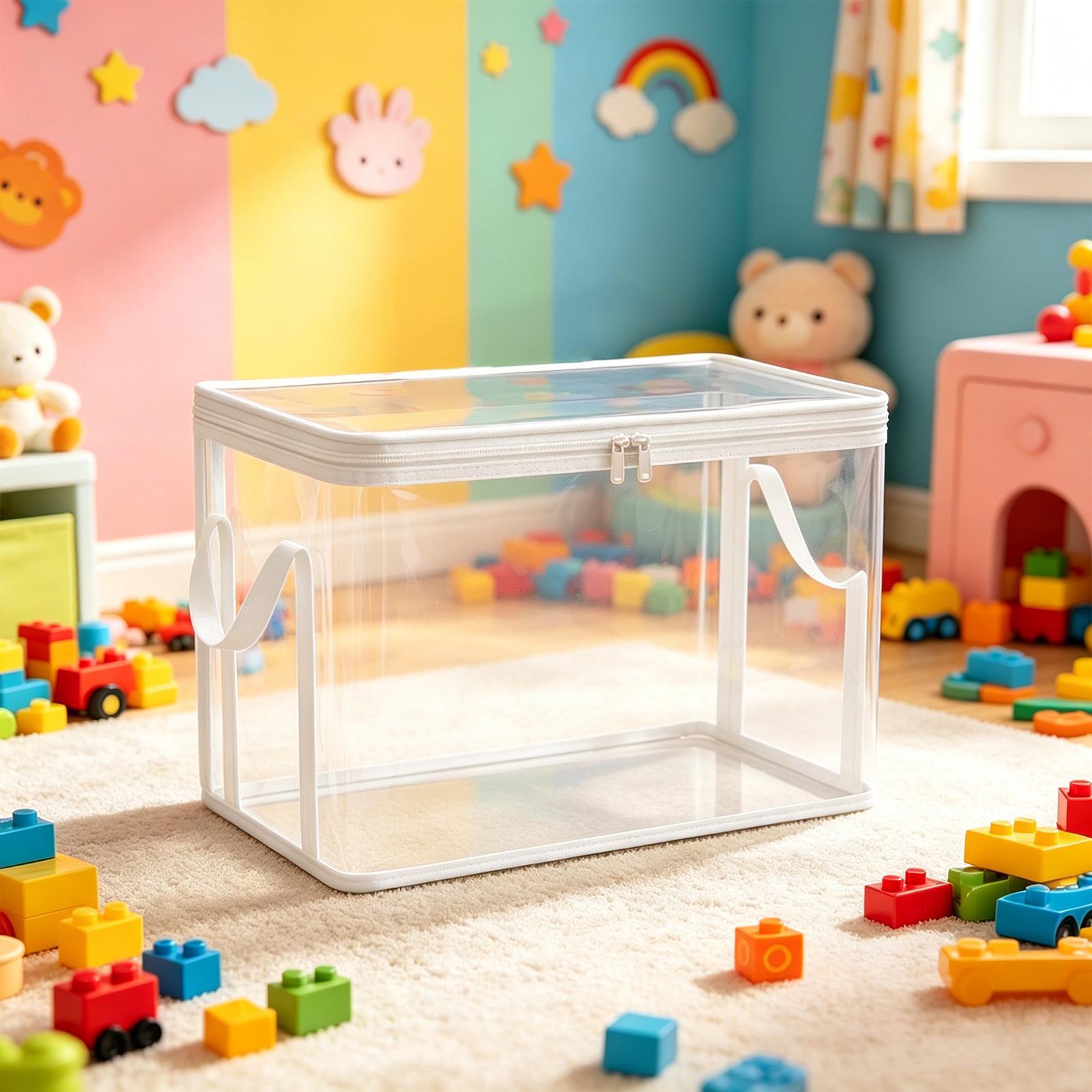 Tas Penyimpanan Mainan Transpa - Building Blocks ulasan dan harga