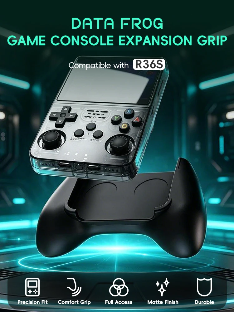Pegangan Game Ergonomis Data F - Retro Handheld Game Console R36S ulasan dan harga