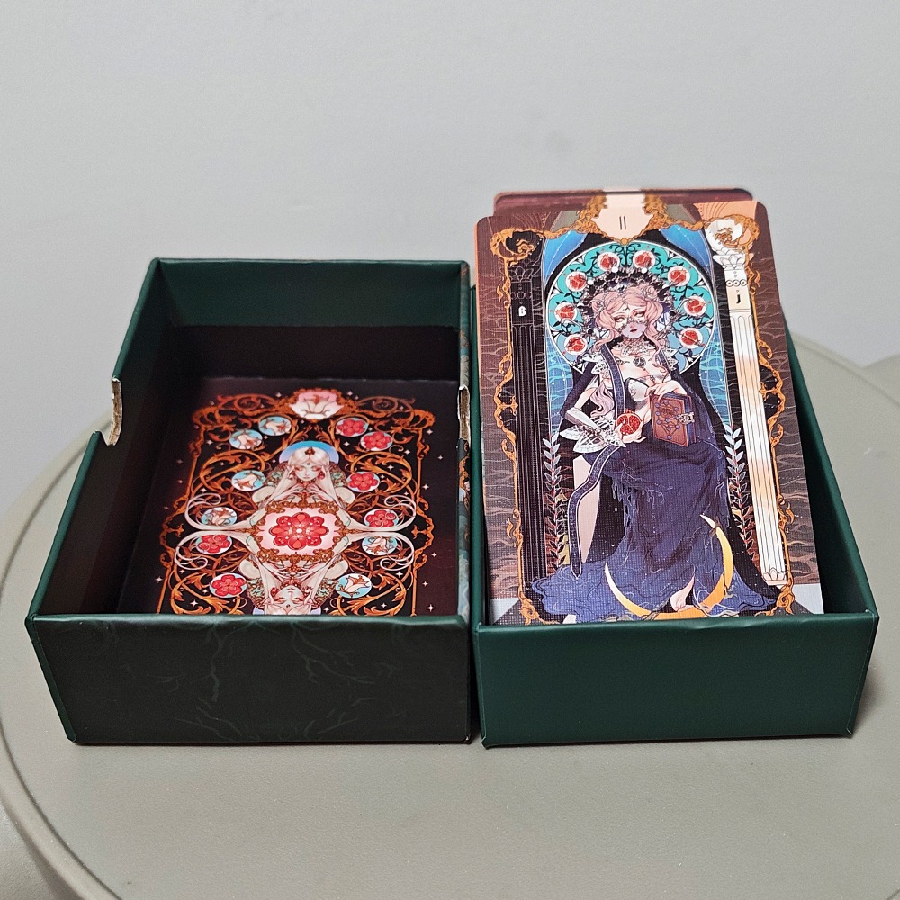 Kartu Tarot Art Nouveau 78 Pcs - Tarot Cards Deck With Guidebook ulasan dan harga