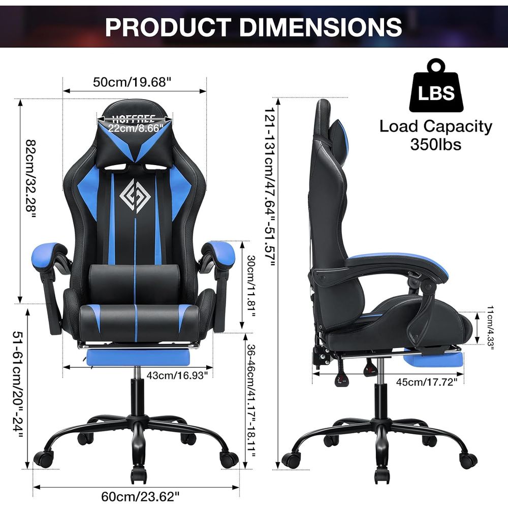 Kursi Gaming LED dengan Lampu  - Video Games ulasan dan harga