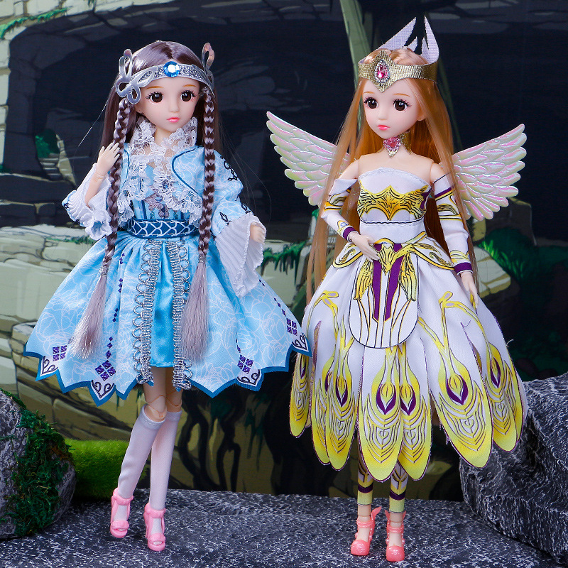 Boneka Bjd, Set lengkap 1/6, m - Bjd Doll 1 6 Full Set With Clothes ulasan dan harga