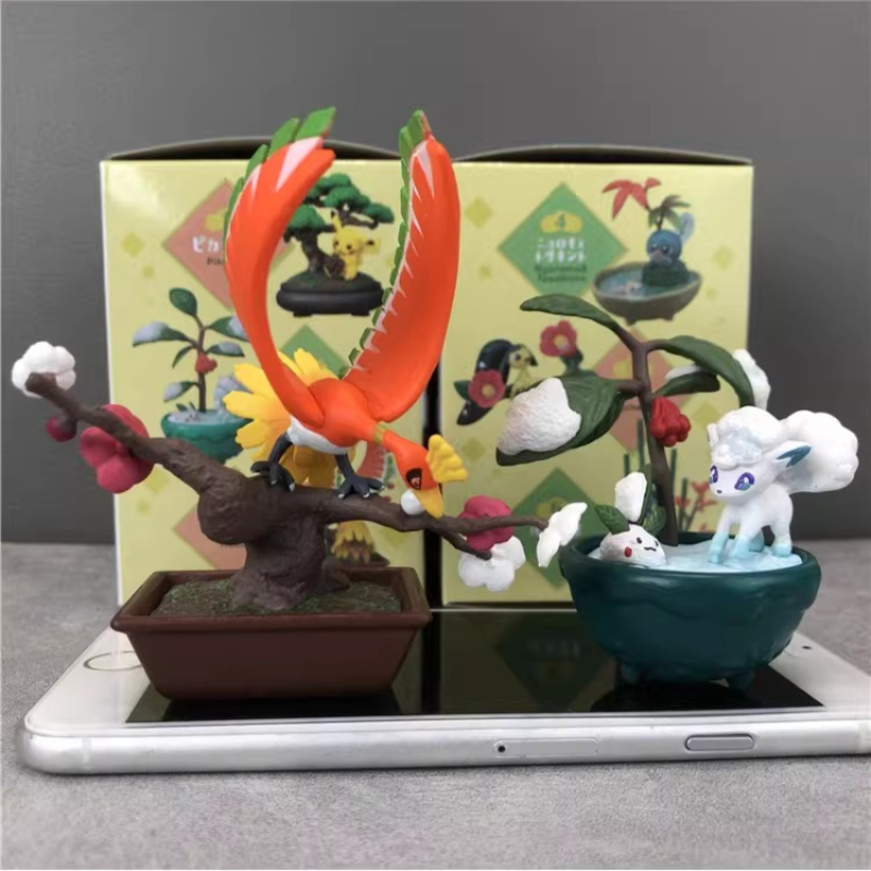 Koleksi Bonsai Pokemon ReMent  - Anime Action Figure Blind Box ulasan dan harga