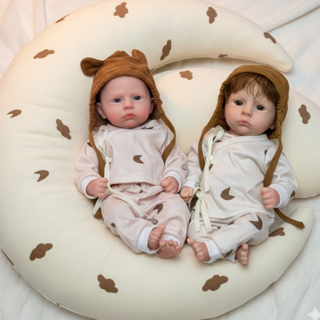AnjoDoll 33CM Boneka Reborn An - Reborn Baby Doll Silicone Realistic ulasan dan harga